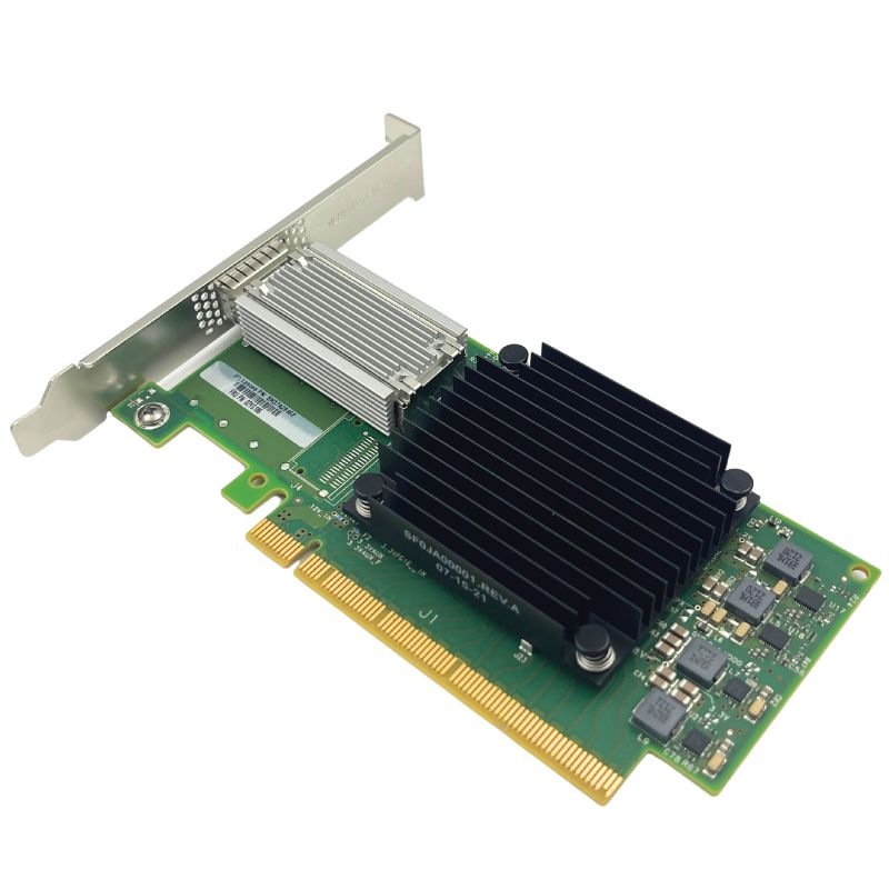 100Gbe Qsfp28 Network Card - Kartu Antarmuka Jaringan MCX515A-CCAT PCIe 3.0